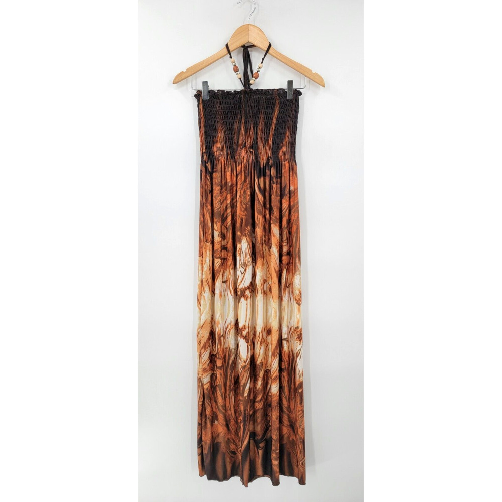 Try Me Once Love Me Forever Women's Small Sundress Travel Beach Lounge Maxi